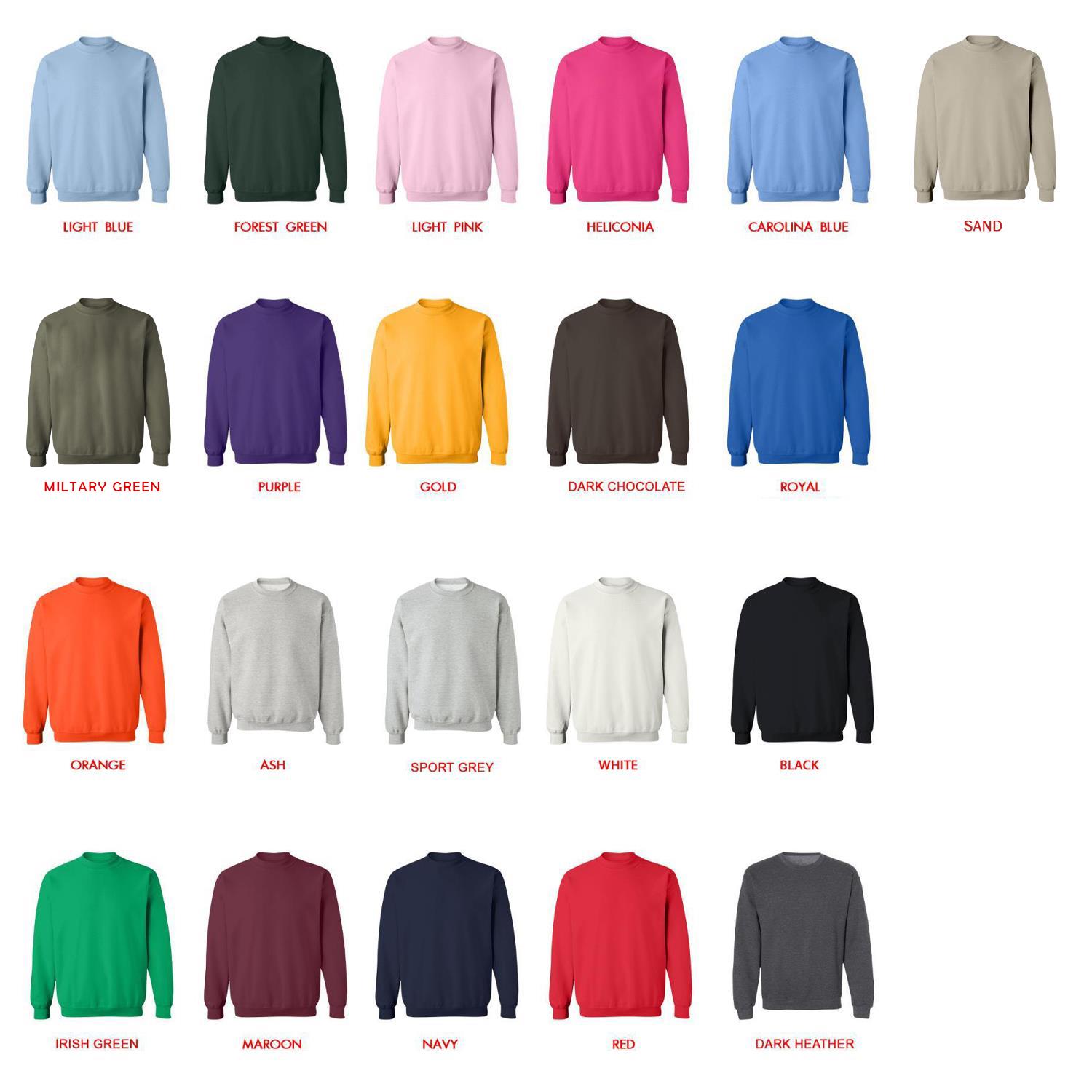 sweatshirt color chart - Jon Bellion Store